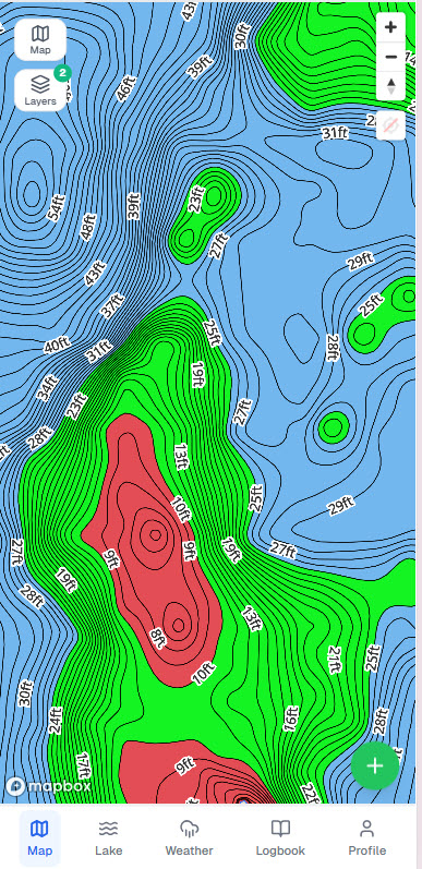 How to Read Depth Contour Maps for Fishing (Complete Guide)